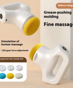 Fat pushing machine, handheld portable massager, massage stick, neck, waist, shoulder kneading, fascia gun, body beauty device