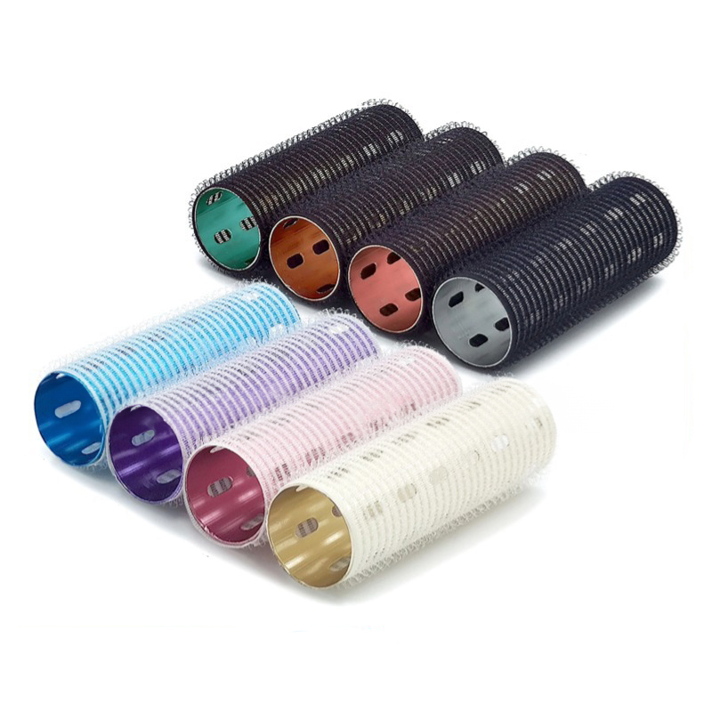 Thickened Colorful Aluminum Core Curling Barrels, 3x9cm Self-Adhesive Seamless USB Curling Rolls for Fluffy and Inward Curled Bangs - Image 9
