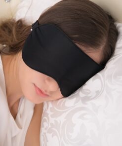Silk Sleeping Eye Mask Mulberry Silk Sleeping Eye Mask Silk Eye Mask Double-sided Mulberry Silk Fabric Lunch Break Artifact