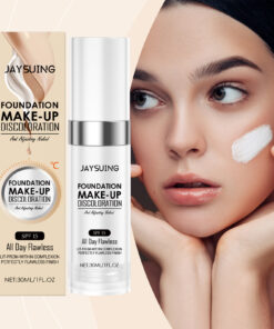 Alternative view of Jaysuing Warm Change Liquid Foundation, Moisturizing Natural Concealer Long Lasting Moisture Without Dehydrating Makeup Bright Warm Change Liquid Foundation