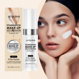 Alternative view of Jaysuing Warm Change Liquid Foundation, Moisturizing Natural Concealer Long Lasting Moisture Without Dehydrating Makeup Bright Warm Change Liquid Foundation