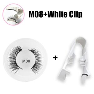 Alternative view of Magnetic false eyelashes set one pair magnetic false eyelashes natural thick and long false eyelashes quantum eyelashes
