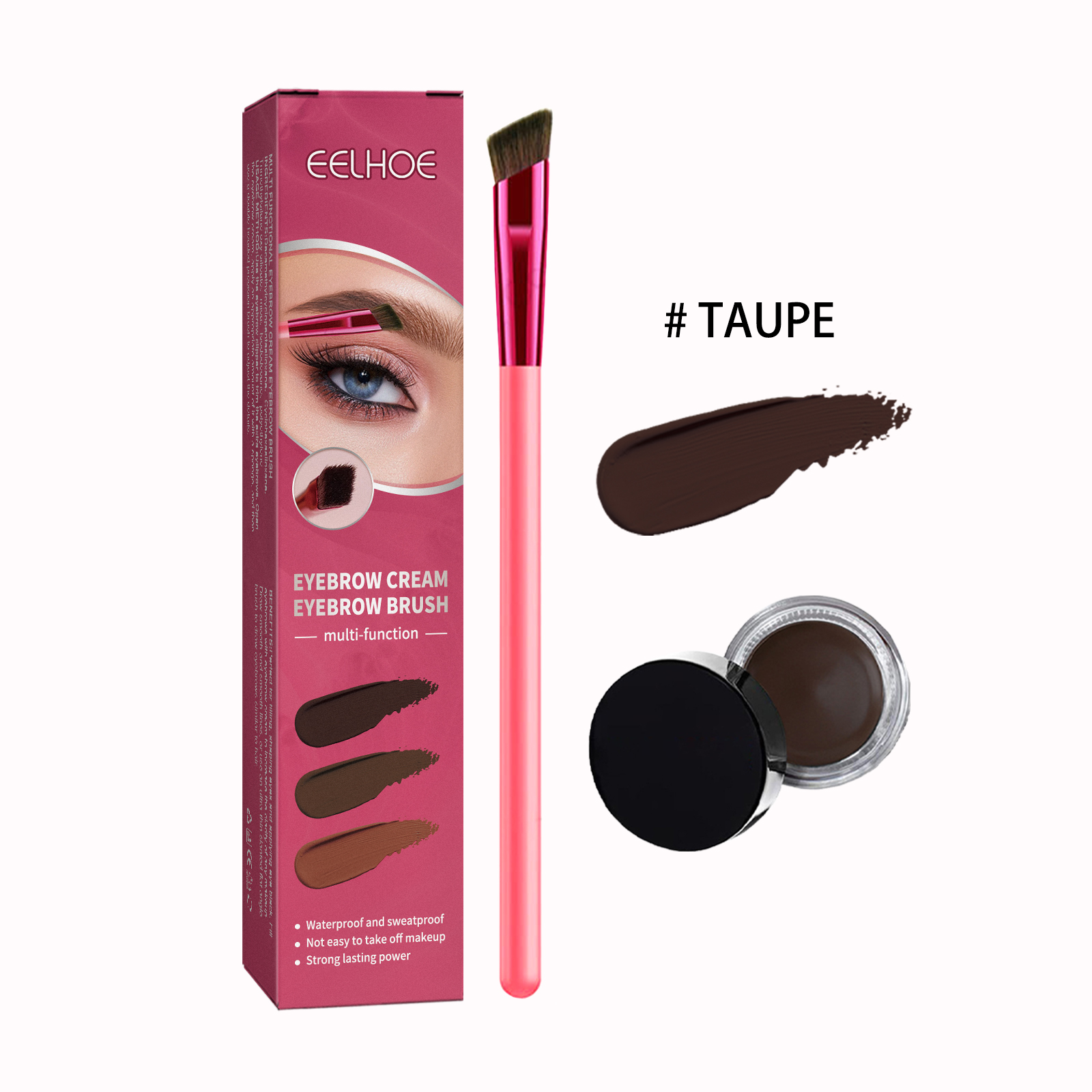 Multifunctional Eyebrow Brush Set, Filling Shaping Tinted Eyebrows Smooth Eye Brow Makeup Set - Image 2