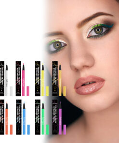 Alternative view of Eelhope Party Neon Liquid Eyeliner (Blue) Is Smooth, Flowing, Long-Lasting And Easy To Apply, Making It Perfect For Party Party Eye Makeup
