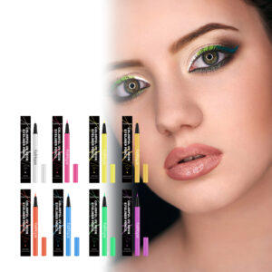 Alternative view of Eelhope Party Neon Liquid Eyeliner (Blue) Is Smooth, Flowing, Long-Lasting And Easy To Apply, Making It Perfect For Party Party Eye Makeup