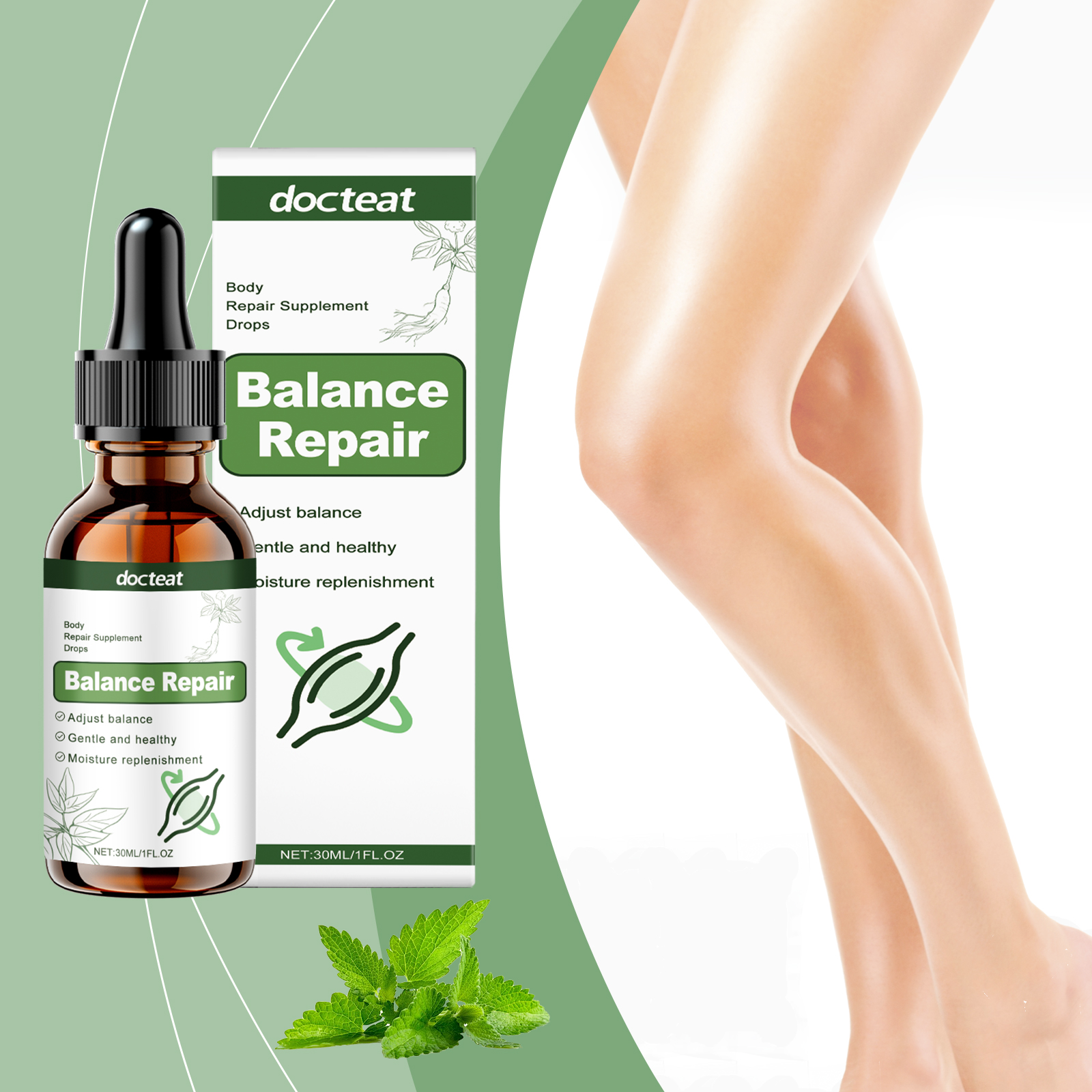 Docteat Body Care Drops Body Leg Muscle Care Gentle Care Body Care Supplement Drops - Image 2