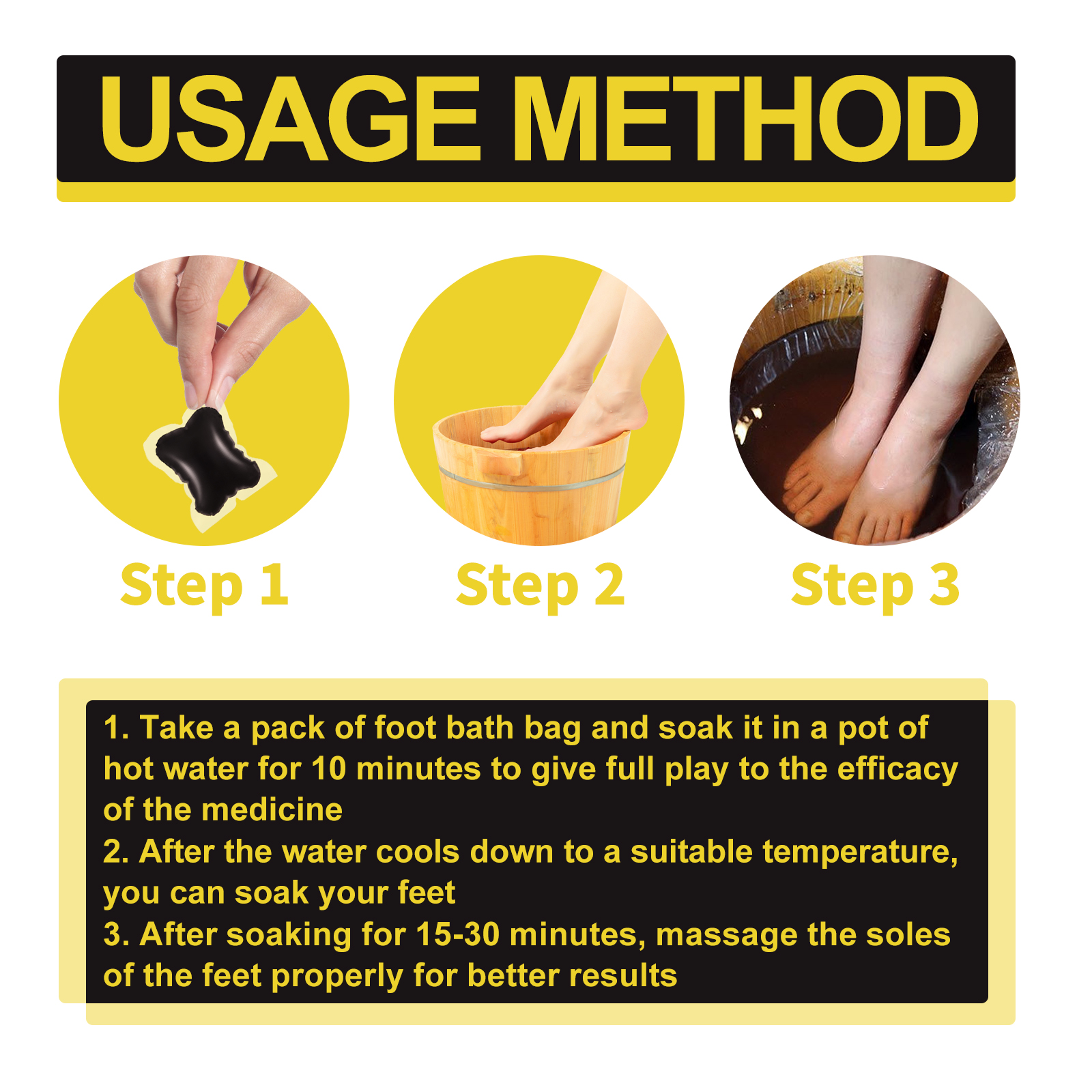 South Moon Herbal Foot Bath Bags Gently Moisturize The Skin On The Feet And Care For Lazy People's Arms While Soaking Their Feet - Image 6