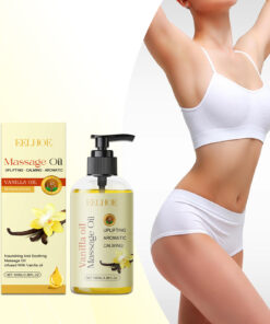 Alternative view of EELHOE Vanilla Body Essential Oil Softens Body Skin Hydrating Moisturizing Soothing Radiant Body Essential Oil