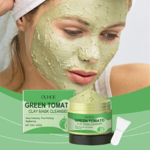 Alternative view of OUHOE Green Tomato Clean Clay Film Hydrating, Firming, Cleansing And Purifying Pores Facial Skin Smear Clay Film