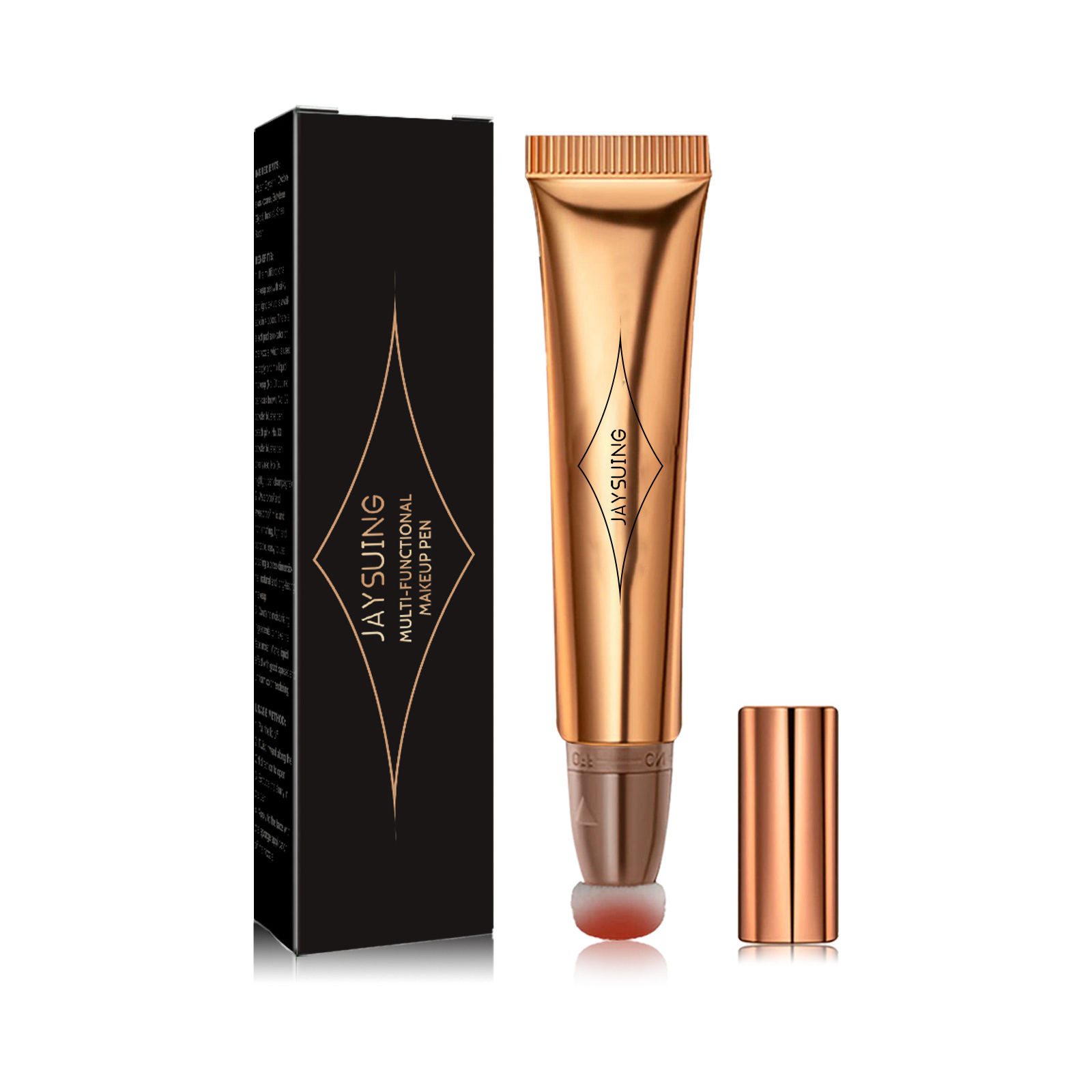Jaysuing Multi-Functional Makeup Pen, Solid Liquid Contour Facial Blush Contour Highlighter Stick - Image 16