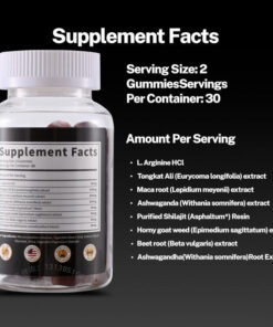 Alternative view of Nitric oxide enhanced gummies
