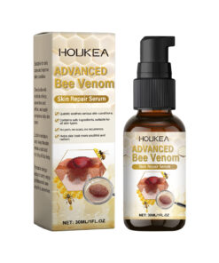 Houkea Bee Venom Skin Serum, A Moisturizing, Gentle And Restorative Cleansing And Smooth Skin Care Solution