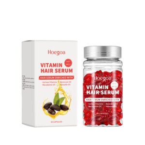 Hoegoa Morocco Hair Care Capsule, Nourishing And Repairing Hair Split End Broken Hair Dry Hair Care