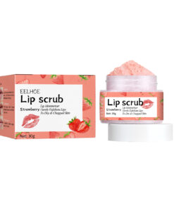 EELHOE Strawberry Lip Scrub, Moisturize Lips, Prevent Dry Crack, Moisturize Dead Skin, And Fade The Corners Of Lips