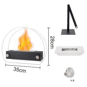 Alternative view of True fire carbon free desktop alcohol stove for home heating portable brazier fireplace environmentally friendly fireplace decoration stove
