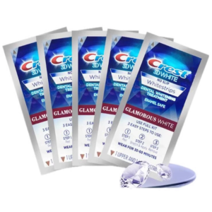 Crest 3D White Enhanced Teeth Whitening and Staining Removal Quick for Yellow Teeth