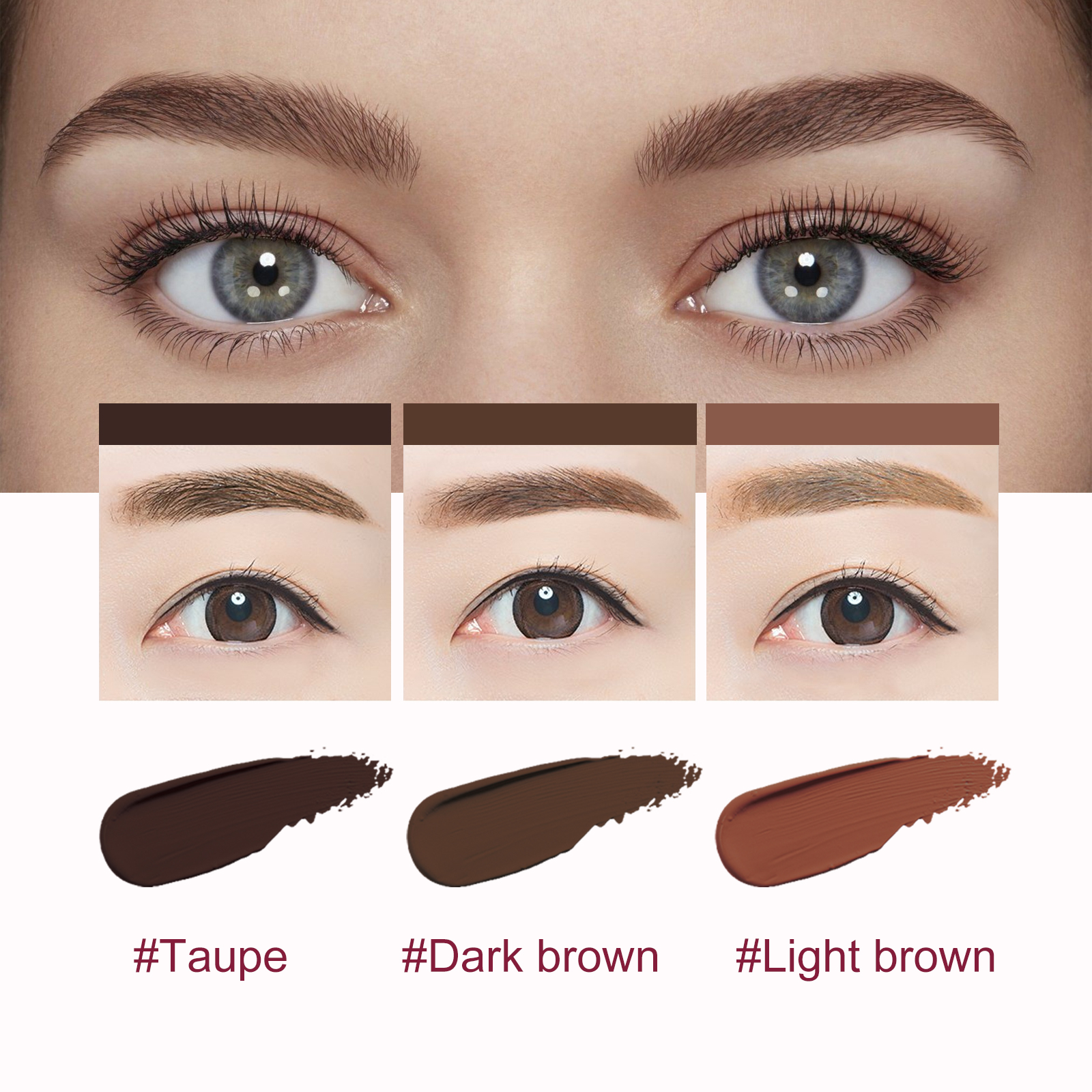 Multifunctional Eyebrow Brush Set, Filling Shaping Tinted Eyebrows Smooth Eye Brow Makeup Set - Image 6