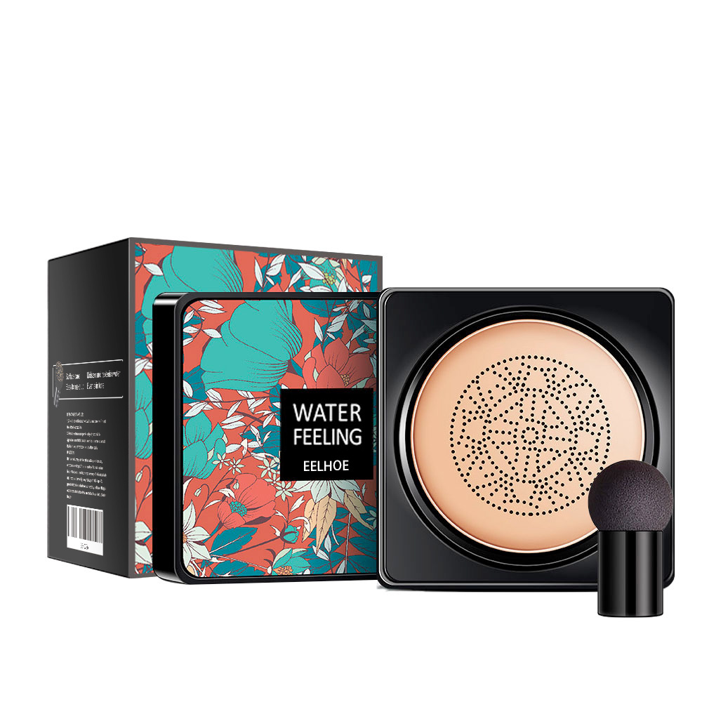EELHOE Water Feeling BB Cream, Mushroom Air Cushion To Cover Blemishes Waterproof Sweat Resistant Makeup Cushion BB Cream - Image 8