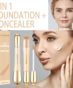 Alternative view of 2 In 1 Foundation + Concealer, Blemish Print Natural Concealer Long-Lasting Makeup Invisible Pore Concealer