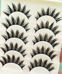 Cartoon Bushy Black Terrier Big Devil False Eyelashes Whole Piece Barbie Eyelashes Natural Little Devil