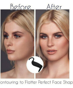 Makeup Curve Contour Mask Contourer Makeup Multifunctional Eyeliner Caliper Beauty Tool Tablet
