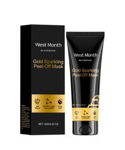 West Month Gold Peel Mask, 24k Gold Collagen Peel Mask Firming Moisturizing And Cleansing MaskWest Month Gold Peel Mask, 24k Gold Collagen Peel Mask Firming Moisturizing And Cleansing Mask