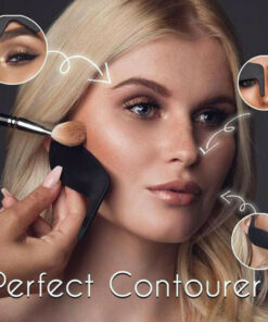 Alternative view of Makeup Curve Contour Mask Contourer Makeup Multifunctional Eyeliner Caliper Beauty Tool Tablet