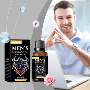 Alternative view of North Moon Men's Massage Oil Men's Body Moisturizing Topical Massage Skin Care Essential Oil