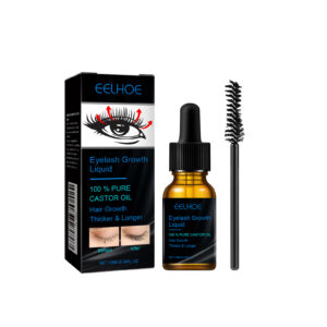 EELHOE Castor Oil Mascara Daily Natural Eyelash Curl & Curl Beauty Gentle Moisturizing Treatment