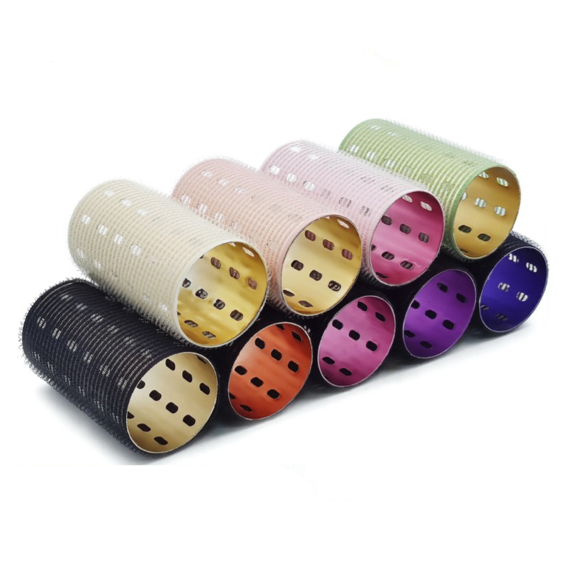 Extra-Long Aluminum Core Curling Barrels, 5x9cm Colorful Aluminum Heat-Conducting Curlers for Fluffy Bangs with USB Self-Adhesiv - Image 3