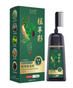 Hair dye Comb color Hair dye Plant hair dye Cover White lock color Black hair dye