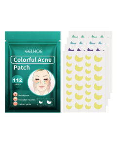 EELHOE Colorful Acne Patch, Repair And Clean The Mouth Blemish Clear Pocket Colorful Shaped Acne Patch