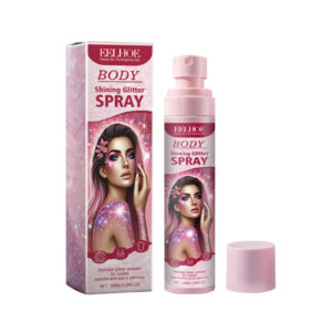 Alternative view of Stage Makeup Glitter Spray Facial Clavicle Brightening Glitter Natural Stereoscopic Long-Lasting Highlighter Spray