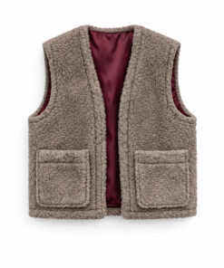 Woolen Woman's Vest - Beige