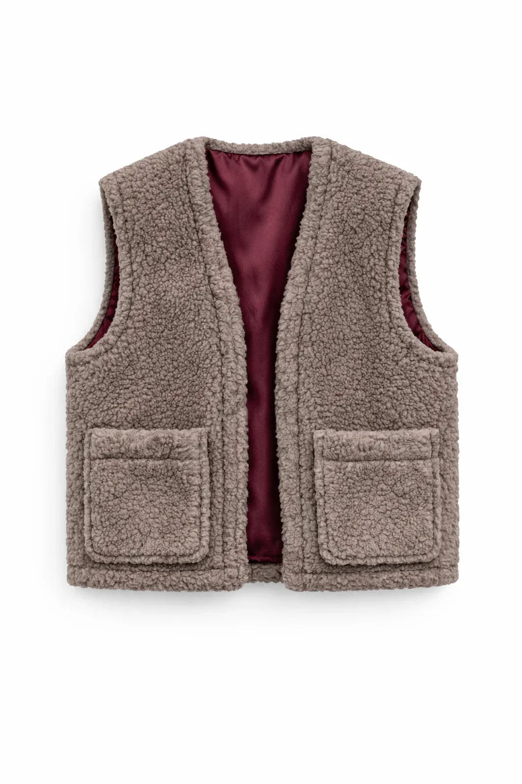 Woolen Woman’s Vest – Beige