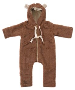Baby/Kid Virgin Wool Overall - Brown
