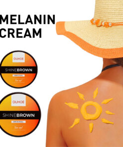 Alternative view of OUHOE Black Cream Aloe Vera Gel, Sunburn Repair Gel Summer Beach Tanning Lotion