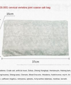 Alternative view of Sea salt heating large coarse salt hot compress bag for warming knees shoulders and neck with added sea salt hot moxibustion bag