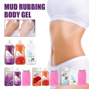 Alternative view of EELHOE Body Exfoliating Gel - Lavender Set, For Skin Cleansing, Back Acne Scrubbing, Improving Dull Skin, Bath Towel