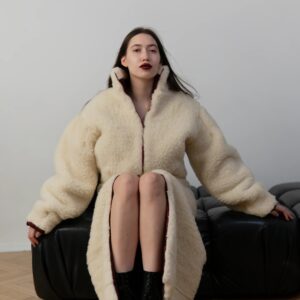 Alternative view of Woolen Women's Short Jacket - White