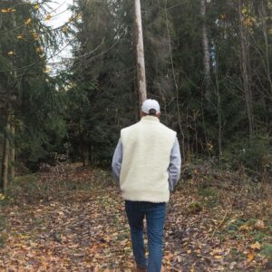 Alternative view of Woolen Unisex Vest - Dark grey