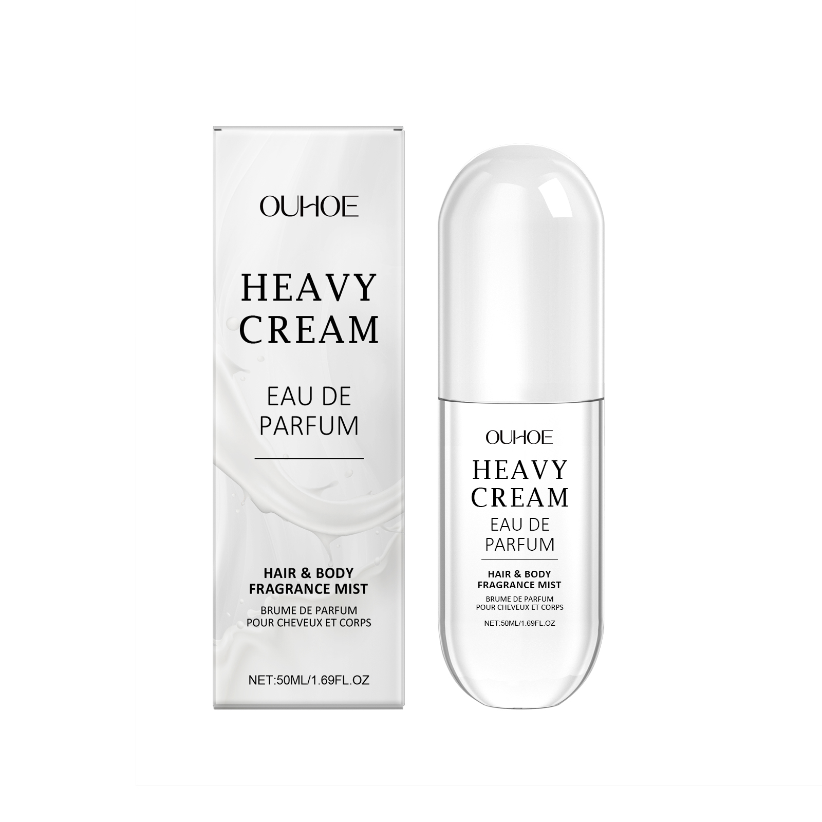 Women's Milk Scented Eau De Toilette Spray, A Light, Fresh And Long-Lasting Daily Body Hair Spray - Image 2