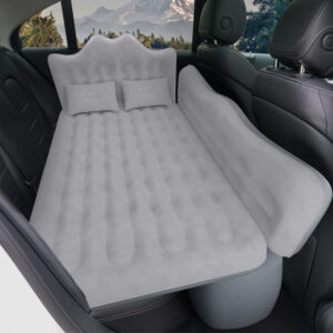 Alternative view of Umbrauto 29.53in/75cm Wide Car Air Mattress – Inflatable SUV, Truck & Van Back Seat Camping Bed with Pump & Pillows, Gray