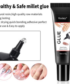 Alternative view of Transparent nail art reinforcement, wearing nail art, diamond adhesive, special for nail art