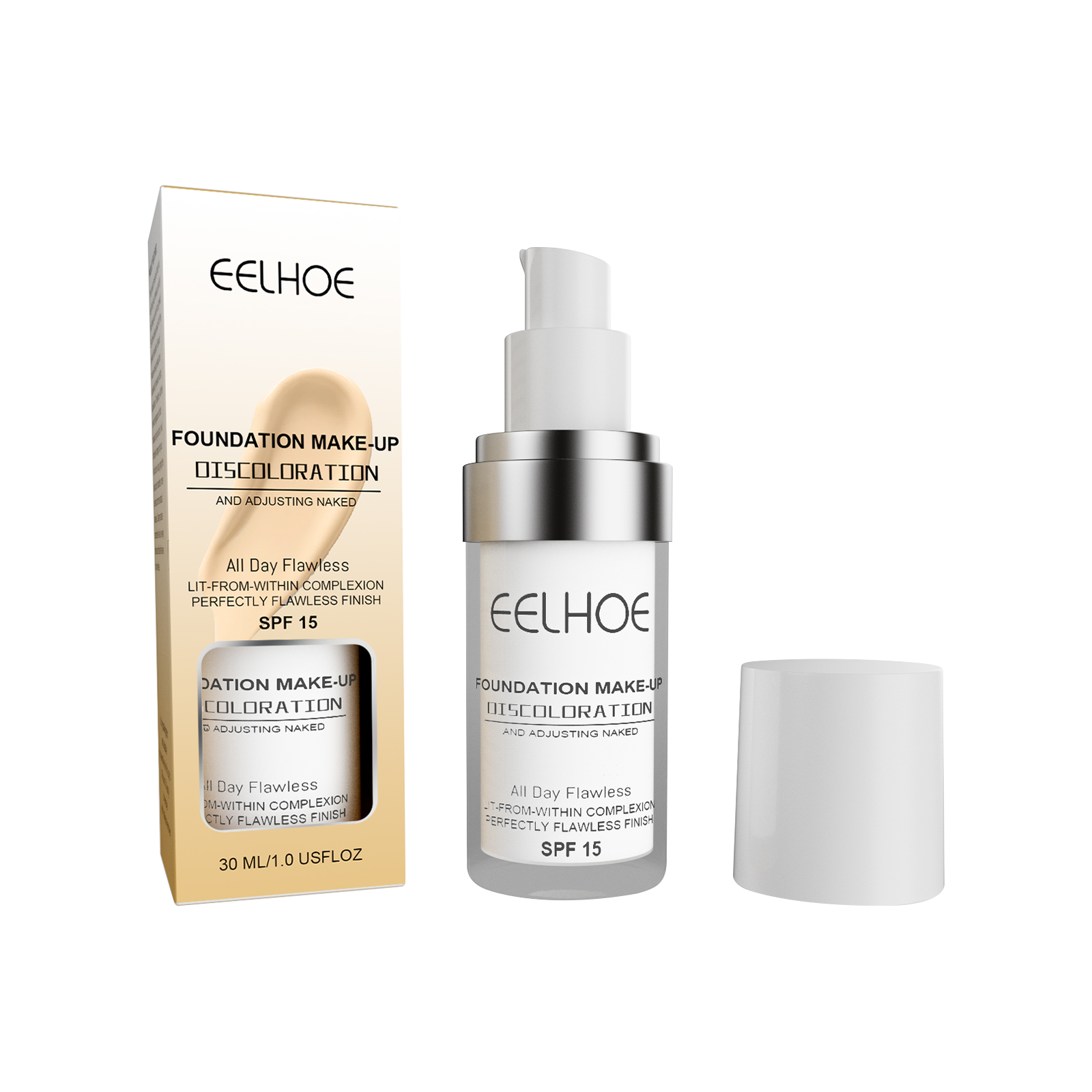 Concealer Color Change Liquid Foundation Concealer Long-Lasting Moisture Moisturizing, Moisturizing, Moisturizing, Warming, Brightening And Clear Complexion - Image 2