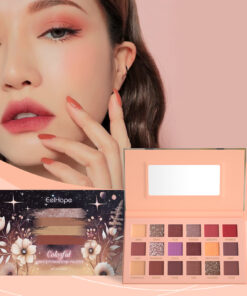 Alternative view of Eelhope 18-Color Eyeshadow Palette Eyeshadow Makeup Eyeshadow Multicolor Eye Palette With 18-Color Everyday Glitter
