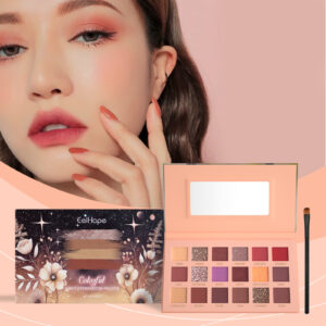 Alternative view of Eelhope 18-Color Eyeshadow Palette Eyeshadow Makeup Eyeshadow Multicolor Eye Palette With 18-Color Everyday Glitter