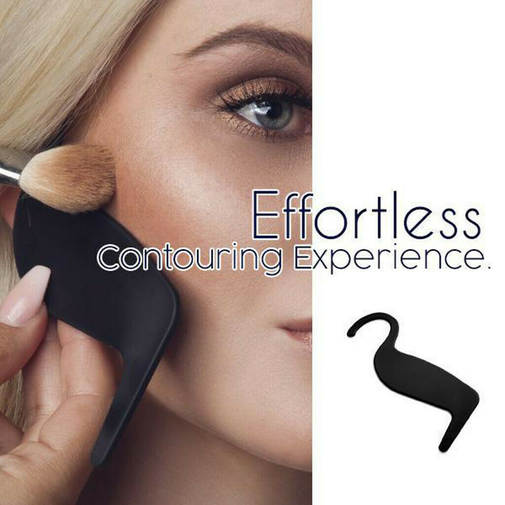 Makeup Curve Contour Mask Contourer Makeup Multifunctional Eyeliner Caliper Beauty Tool Tablet - Image 3