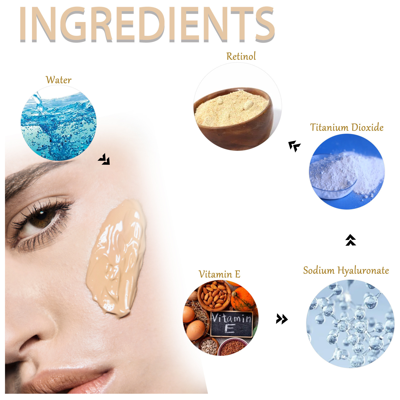 2 In 1 Foundation + Concealer, Blemish Print Natural Concealer Long-Lasting Makeup Invisible Pore Concealer - Image 5
