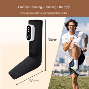 Alternative view of Heated Leg Massager with Multi-Level Adjustment, Simulated Air Pressure Massage, Rechargeable Beauty Leg Device, Kneading Full Wrap Foot Therapy Machine